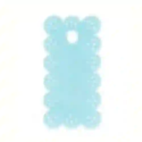 ULTIMI PEZZI 48 targhetta TAG bigliettini in legno scrivibili per bomboniere battesimo celeste 4x2 cm PREZZO PER TUTTI