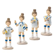 Bomboniere Comunione Femmina 2027 Tema Pallavolo statuetta ragazza