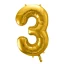 Palloncini Numeri Oro o Argento in Latex
