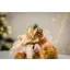 Idea Regalo Natale - Sacchetto con pot-pourri profumato e decorazioni natalizie - Marrone