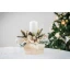 Idea Regalo Natale - Composizione natalizia di fiori fatta a mano