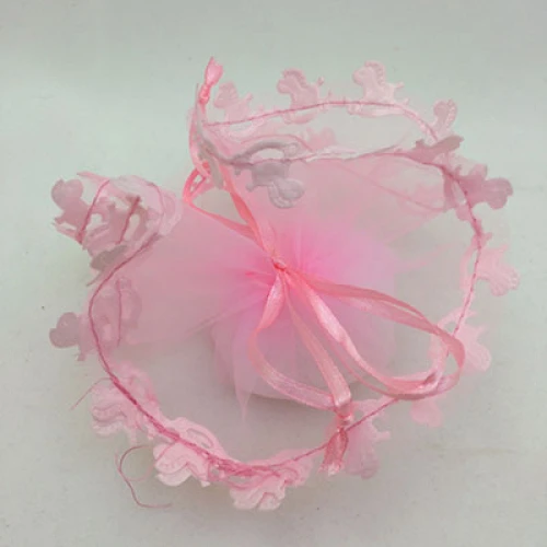 tulle con tirante bordo con biberon-cavallino rosa dddd
