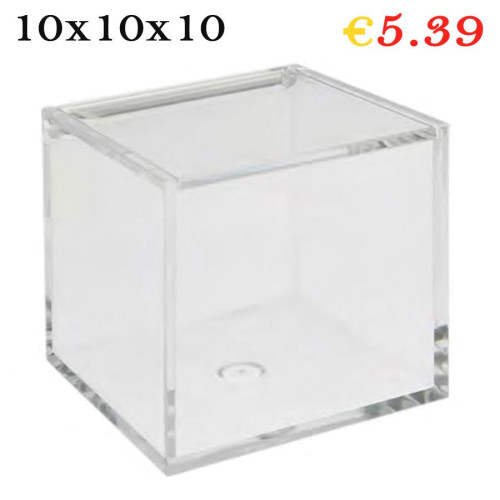 scatoline plexiglass 10x10x10