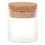 Barattoli in vetro borosilicato con tappo di sughero di alta qualità