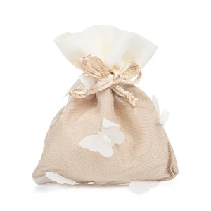 Bomboniere 2025 Linea Butterfly Sacchettino Portaconfetti Tortora