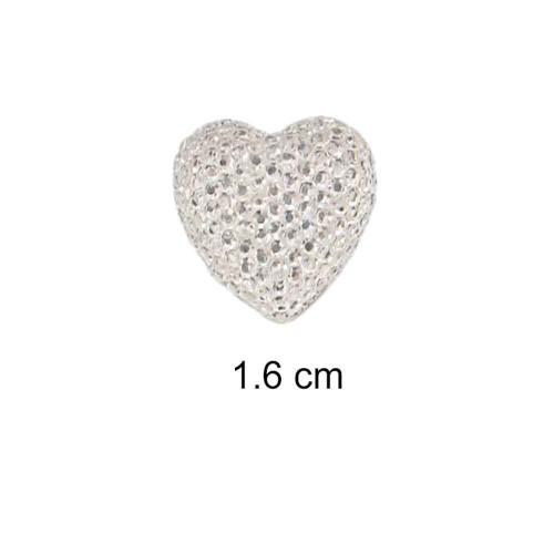 punto luce cuore strass 1.6