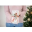 Idea Regalo Natale - Portacandele shabby in legno con decoro natalizio