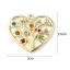 Ciondolo Albero della vita Oro con strass colorati per Bomboniere