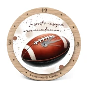 Bomboniere Tema Rugby Orologio Personalizzato