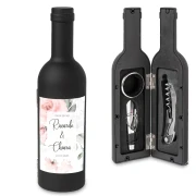 Idea Bomboniera Utile Tema Rose Bottiglia di Vino Set accessori Vino