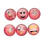 Bomboniere Smile emoticons magnete e portachiavi rossi