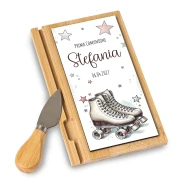 Bomboniere Personalizzate Tagliere con coltellino Tema Pattinaggio a rotelle