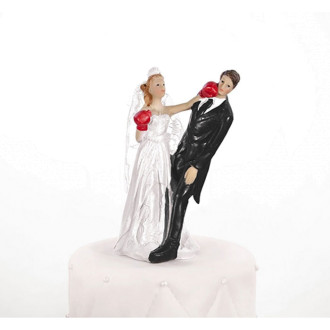 cake topper sposo CALCIATORE calcio matrimonio sopra torta sposini umoristici 