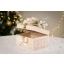 Idea Regalo Natale - Cofanetto decorato con Fiocchi e Rosa