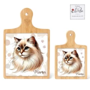 Bomboniere Tema Gatto Personalizzate Tagliere in legno