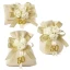 Bomboniere 2026 Sacchettini Portaconfetti con CONFEZIONE Nozze D\'Oro brillanti con fiore ed applicazione