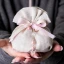 Bomboniere Battesimo e Nascita Bimba con angelo e perle rosa