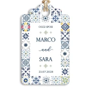 Tag Tema Maioliche Personalizzabile