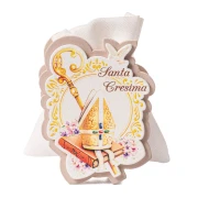 Bomboniere Cresima 2026 Linea Prego Scatolina portaconfetti con capello e bastone