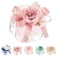Scatole in Plexiglass decorate a mano con fiori e nastri