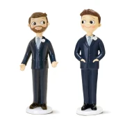 Cake topper nozze gay uomo uomo unioni civili