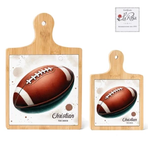 Bomboniere Tema Rugby Personalizzate Tagliere in legno