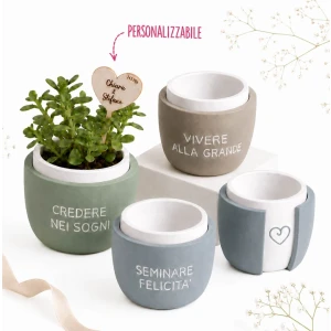 ⚡OFFERTISSIMA Bomboniera Vaso Portapiantina Linea Atene in Cemento