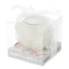 Candele HERVIT bianche a forma di rosa