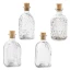 Bomboniere bottiglie di vetro per liquore stile vintage con tappo di sughero