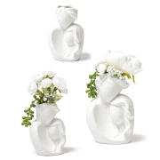 Bomboniere 2026 Vaso a forma di coppia di sposi in ceramica - Alta Qualità