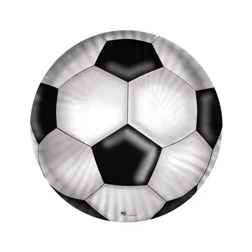 10 Piatti coordinato tema calcio da 18 cm