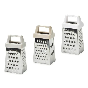 Idea Segnaposto Mini Grattugia bianca beige e tortora