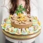 Torta Bomboniere da 20 Fette con animali della giungla