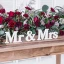 scritta Legno "mr and mrs" idea originale matrimonio 50 cm