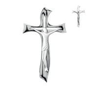 Idea Regalo Originale Croce Sacra in Argento Moderna