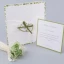 Partecipazione Matrimonio Originale con dettagli verdi - Oleandro