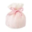 Sacchettini Portaconfetti Battesimo Nascita Righe Rosa