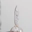 Bomboniera Nozze d\'oro Campanella in vetro soffiato con strass e placca in argento