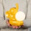 Bomboniere 2027 Lampada LED Elefante in Ceramica Colorata