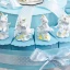 Torta Bomboniere da 20 Fette con Unicorno celeste