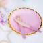 6 Piatti di carta 18 cm colore Rosa
