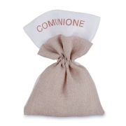 Bomboniere Comunione 2026 Linea Write Sacchettino Portaconfetti con scritta