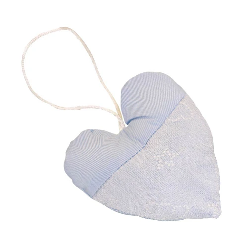 Sacchetto confettata portaconfetti Cuore Celeste in offerta stock