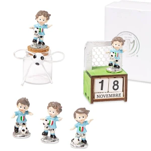 Bomboniere 2026 Linea Mondiale Calendario Calciatori italia in resina