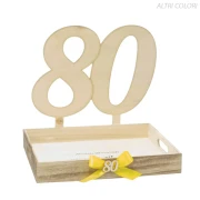 Cesto per Bomboniere 80 Anni compleanno