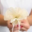 Tulle Oro doppio con tirante per Bomboniere nozze d\'oro