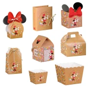 Scatoline Portaconfetti Bomboniere Disney Minnie topolina rustiche