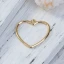 Ciondolo cuore oro Stilizzato per Bomboniere Chic