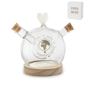 Bomboniere Oliere Standard in Vetro Soffiato con frasi