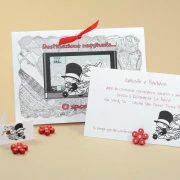 Partecipazioni Matrimonio Originale Sposi Simpatici in Scooter - Work in Progress